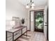 Bright entryway features a modern console table, stylish decor, and a welcoming atmosphere at 7426 N Carroll Rd, Indianapolis, IN 46236