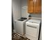View of a laundry room featuring a modern washer and dryer at 8373 W State Road 47, Thorntown, IN 46071