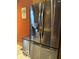 Close up of stainless steel LG refrigerator at 8373 W State Road 47, Thorntown, IN 46071