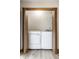 Laundry closet features a new washer and dryer, and neutral walls at 912 Delray Dr, Indianapolis, IN 46241