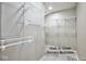 Spacious walk-in closet with white shelving and gray tile floor at 920 E Tabor St, Indianapolis, IN 46203