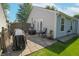 A patio area with outdoor furniture and a grill at 9774 Foxboro Ln, Fishers, IN 46038