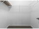 Walk-in closet with ample shelving, providing plenty of storage space at 11815 Adair Pl, Indianapolis, IN 46229
