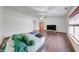 Spacious bedroom features neutral walls, dark wood floors, and large windows at 1199 Oak Leaf Rd, Franklin, IN 46131