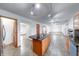 Large kitchen featuring an island with bar stools, and an open layout at 1199 Oak Leaf Rd, Franklin, IN 46131