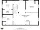 Basement floor plan showing laundry, bath, recreation room, and bedroom at 1240 Hamilton Dr, Noblesville, IN 46060