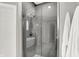 This luxurious glass shower features sleek tile work, a modern showerhead, and a relaxing ambiance at 14492 Allison Dr, Carmel, IN 46033