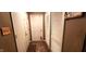 Entryway with exterior door and interior closet, plus decorative wall art and sign at 1619 Crest Ct, Indianapolis, IN 46214