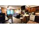 Open floor plan with living room and kitchen areas, perfect for entertaining at 1619 Crest Ct, Indianapolis, IN 46214