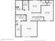 Floor plan displaying bedrooms, bathrooms, closets, and utility room on the 2nd story at 1936 Southernwood Ln, Indianapolis, IN 46231