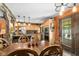 Eat in kitchen and dining room with modern appliances and outdoor access at 3480 W Broadus Dr, North Vernon, IN 47265