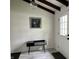 Hallway with a bench and a white entry door at 377 4Th E Ct, Carmel, IN 46033