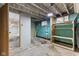 Unfinished basement features block walls, a concrete floor and a doorway at 3841 S Sherman Dr, Indianapolis, IN 46237