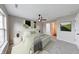 Spacious main bedroom with natural light, carpet floors and ensuite bathroom at 4056 Orchard Valley Ln, Indianapolis, IN 46235