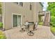 Cozy backyard patio with a table set and chairs, perfect for outdoor relaxation at 6168 Pine Bluff Dr, Avon, IN 46123