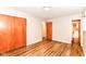 Bedroom with wood floors and large closet space at 7050 N County Road 650 E, Brownsburg, IN 46112