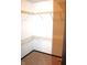 Walk-in closet equipped with wire shelving to allow for optimal storage options at 7931 Guion Rd, Indianapolis, IN 46268
