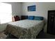 Well-lit bedroom with a window, and cozy furnishings at 8346 Weathervane Cir, Indianapolis, IN 46239