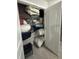 Organized closet with ample storage, including shelves filled with neatly arranged items at 9133 Thames Dr, Avon, IN 46123