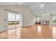 Spacious living room features vaulted ceilings and a cozy fireplace at 10717 Morristown Ct, Carmel, IN 46032