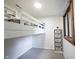 Bedroom featuring a custom-built bunk and storage at 11423 Atlantic Rd, Fortville, IN 46040