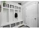 Mudroom featuring built-in shelving and cubbies provides ample storage for organization and convenience at 1281 Jesse Ct, Greenwood, IN 46143