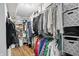 This walk-in closet is a dream, offering an abundance of storage and organization at 1281 Jesse Ct, Greenwood, IN 46143