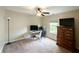 Versatile bedroom with a dresser, and an area for a desk at 13271 Aquamarine Dr, Carmel, IN 46033