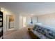 Second floor landing with laundry room, full bathroom and access to bedrooms at 13271 Aquamarine Dr, Carmel, IN 46033