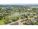 Aerial view of neighborhood and water feature at 14711 Macduff Dr, Noblesville, IN 46062