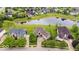 Aerial view of property with large backyard at 14711 Macduff Dr, Noblesville, IN 46062