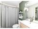 Clean and bright bathroom featuring modern fixtures and a neutral color palette at 1513 Alimingo Dr, Indianapolis, IN 46260