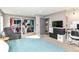 Large bedroom with walk-in closets and carpeted floors, offering ample storage and comfort at 1513 Alimingo Dr, Indianapolis, IN 46260