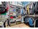 Organized walk-in closet featuring shelving, hanging racks, and ample storage space for clothes and accessories at 1539 Hazy Falls Blvd, Westfield, IN 46074