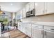 Kitchen with abundant counter space, stainless appliances, and natural light at 1539 Hazy Falls Blvd, Westfield, IN 46074
