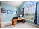 Bright office space with large window providing natural light and a view of the outdoors at 1539 Hazy Falls Blvd, Westfield, IN 46074