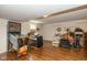 Spacious basement with vintage pinball machine and ample storage, perfect for hobbies and recreation at 16126 Hymera Green, Westfield, IN 46074