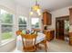 Charming breakfast nook with bright windows and a cozy dining set perfect for casual meals at 16126 Hymera Green, Westfield, IN 46074