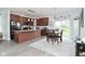 Open kitchen and dining area featuring modern appliances and hardwood floors at 2330 Oak Dr, Clayton, IN 46118