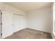 Neutral bedroom features carpet and closet at 3623 Carroll Farms Dr, Indianapolis, IN 46235