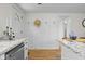 New modern kitchen design with hat hanging on wall at 425 Patterson Rd, Columbus, IN 47203