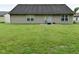 Wide angle shot of a backyard featuring a large grassy area at 4528 Hunt Master Ct, Indianapolis, IN 46268