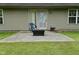 Cozy patio area, perfect for outdoor seating and relaxation with backyard access at 4528 Hunt Master Ct, Indianapolis, IN 46268