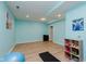 Spacious basement featuring exercise area and bright lighting at 5251 Apache Moon, Carmel, IN 46033