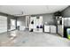 Spacious garage complete with storage, laundry hook ups, and access to the home at 5758 N 900 W, Thorntown, IN 46071