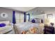 Inviting bedroom with a queen-sized bed, plush pillows, and natural lighting from the window at 608 Cielo Vista Dr, Greenwood, IN 46143