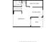 Upstairs floor plan featuring two bedrooms, bathroom, walk-in closet, sitting room, and deck access at 608 Cielo Vista Dr, Greenwood, IN 46143