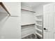 Spacious closet featuring white shelving for optimal storage at 7061 Woodgate Cir, Fishers, IN 46038