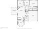 Detailed floorplan showcasing the layout of this inviting home, including the primary bedroom and screened patio at 7061 Woodgate Cir, Fishers, IN 46038