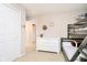 This bedroom includes a gray bunkbed, white dresser, decor and a window at 73 Spring Lake Dr, Westfield, IN 46074